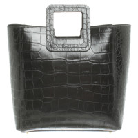 Staud Shirley Leather in Black