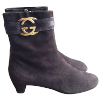 Gucci Suede Ankle Boots