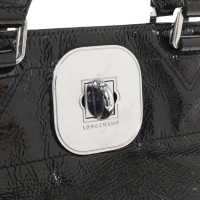 Longchamp Handtas Lakleer in Zwart