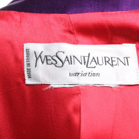 Yves Saint Laurent Blazer in Violett