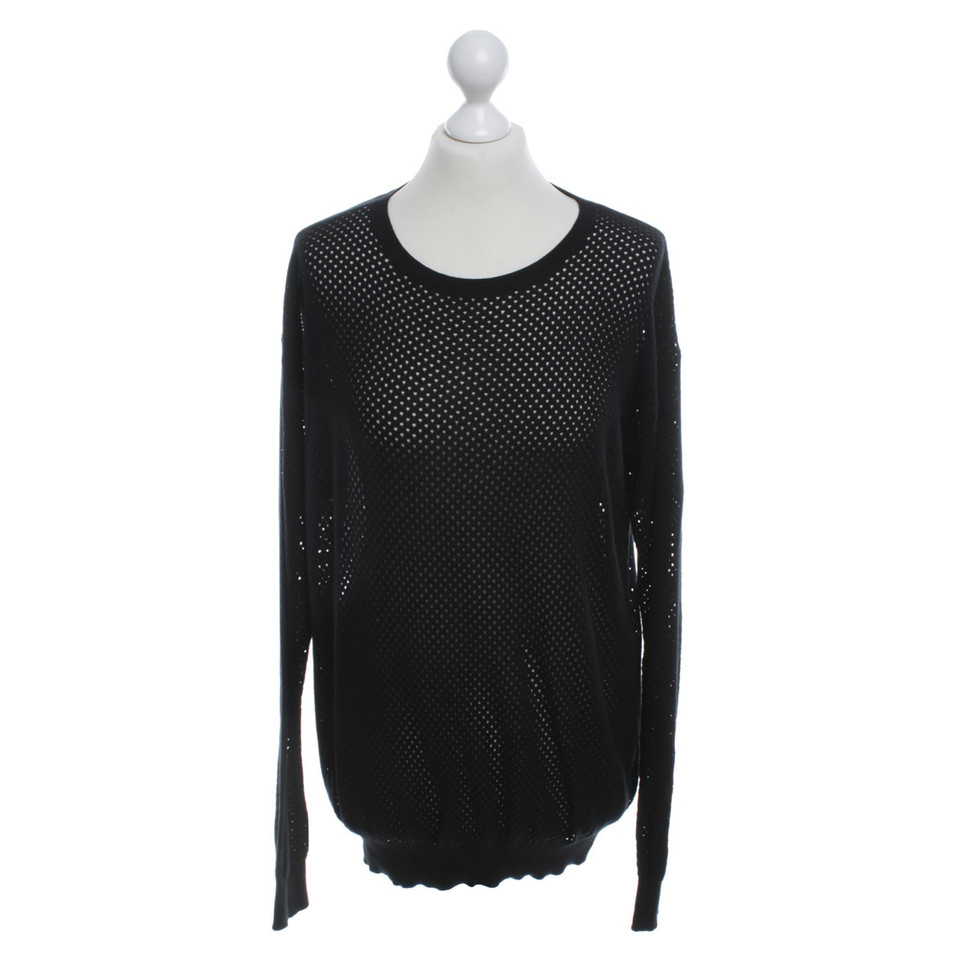 Theory Pullover mit Lochmuster