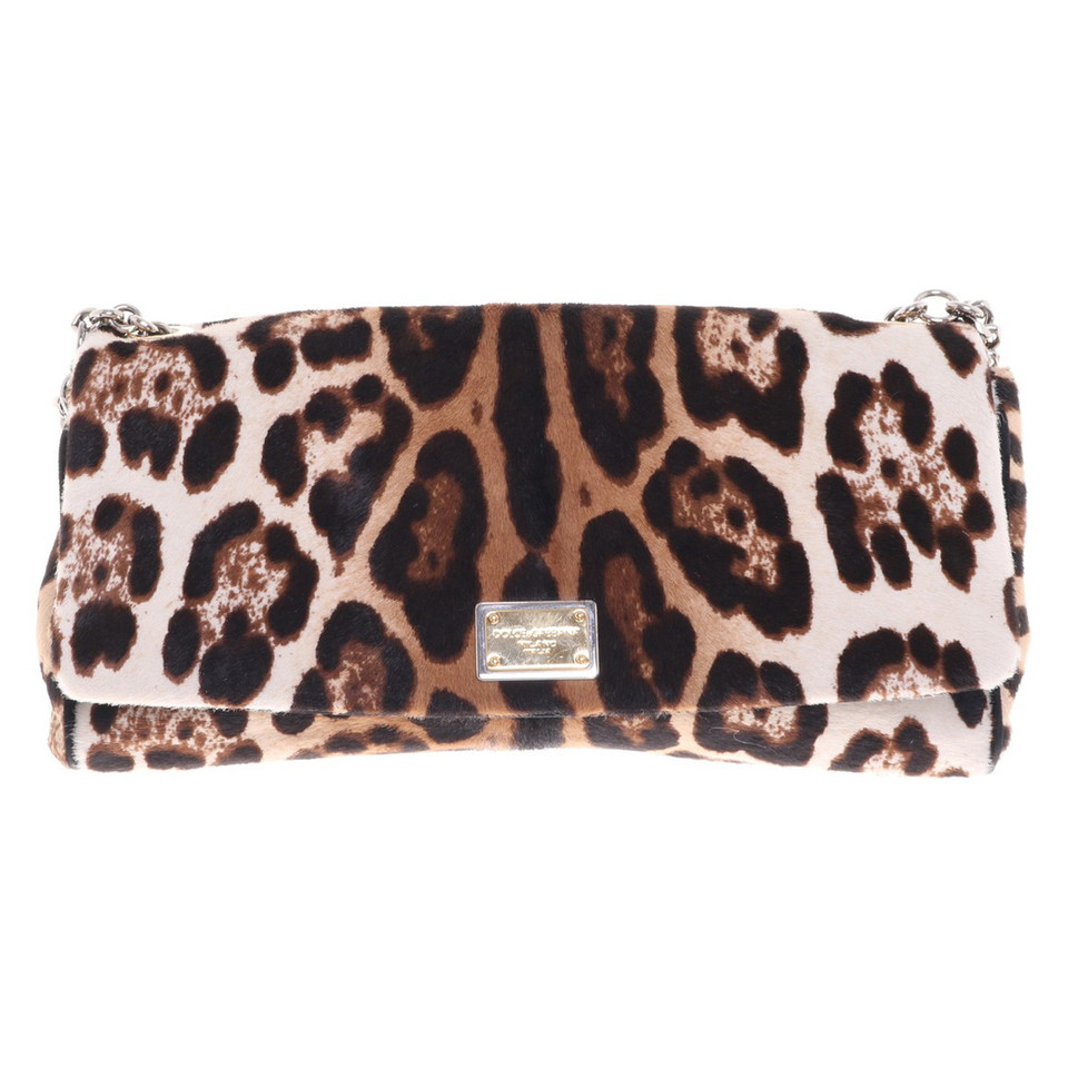 Dolce & Gabbana Handbag with leopard print