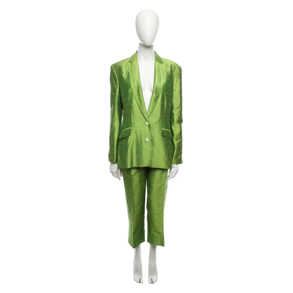 Dolce & Gabbana Anzug aus Seide in Grün