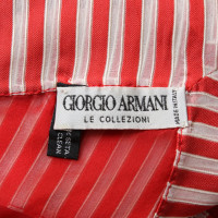 Giorgio Armani Schal/Tuch aus Seide in Rot