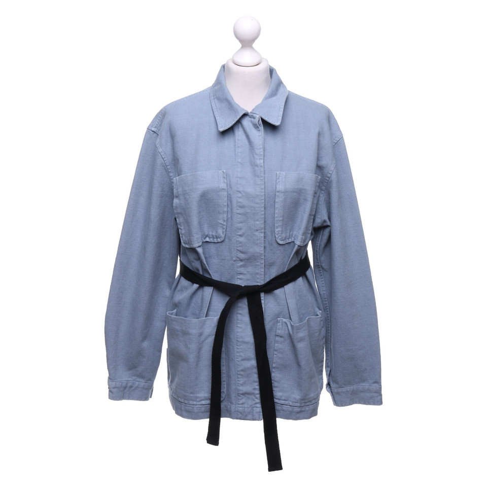 Isabel Marant Etoile Katoenen jas in lichtblauw
