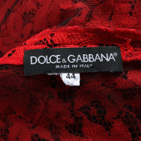 Dolce & Gabbana Parte superiore in rosso