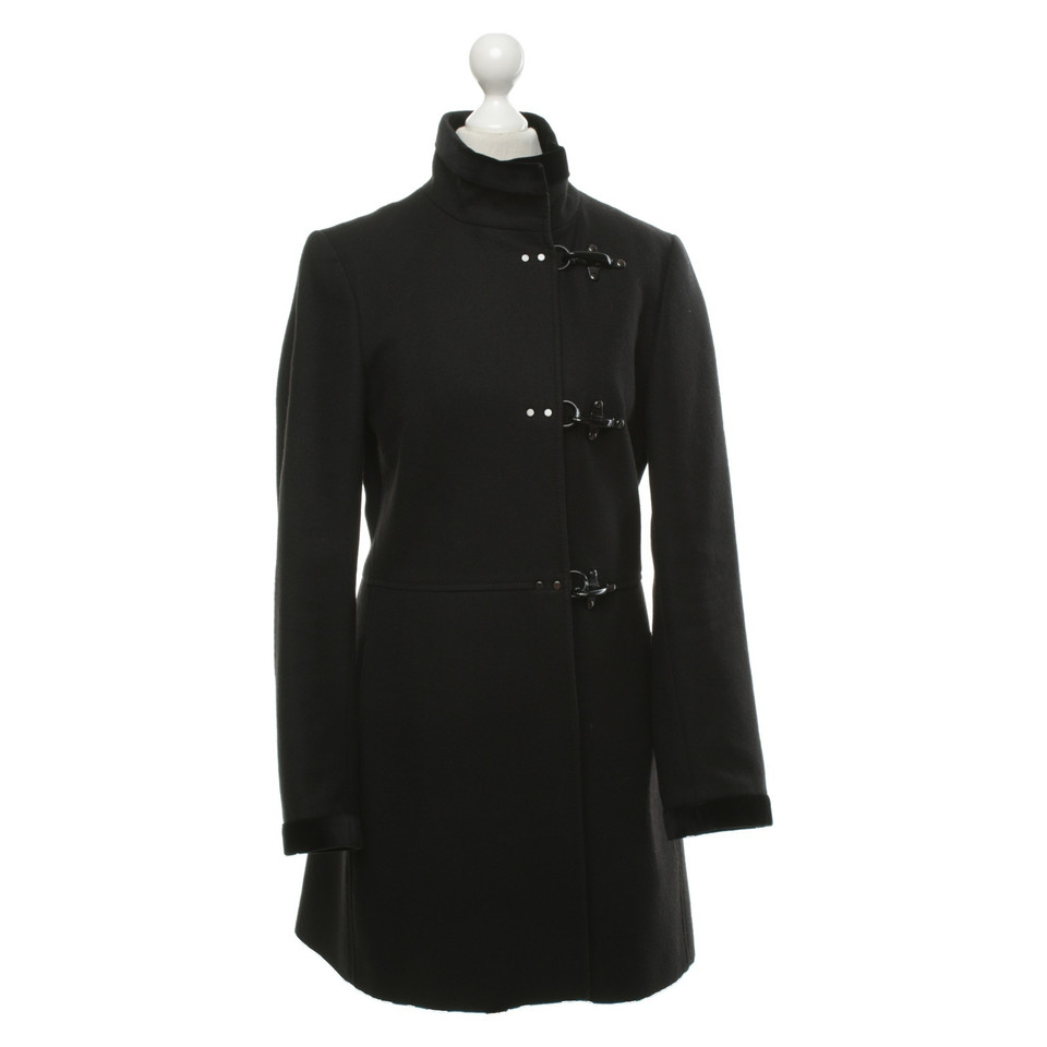 Fay Coat in black