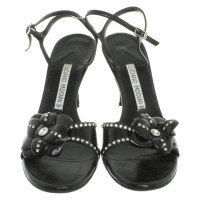 Luciano Padovan Sandals Leather in Black