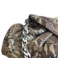 Zagliani Schultertasche aus Pythonleder