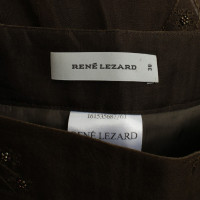 René Lezard skirt with embroidery