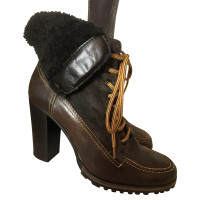 Miu Miu Ankle boots Leather in Brown