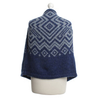 Strenesse Blue Knitted vest with pattern