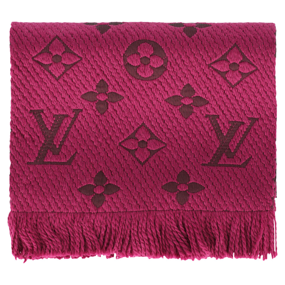 Louis Vuitton Logomania Wol in Fuchsia