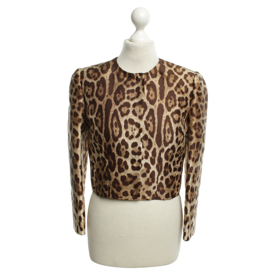Dolce & Gabbana Jacket with animal print