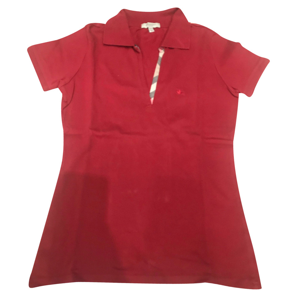 Burberry Top en Coton en Bordeaux