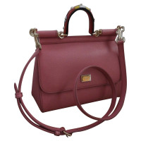 Dolce & Gabbana Borsa a tracolla in Pelle in Rosa