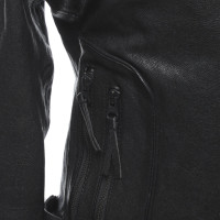 True Religion Leather jacket in black