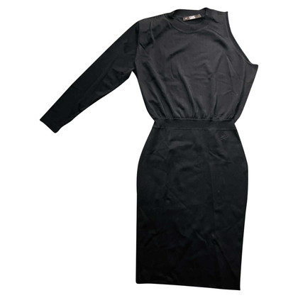Karl Lagerfeld Kleid aus Viskose in Schwarz