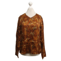 Yves Saint Laurent Silk top with pattern