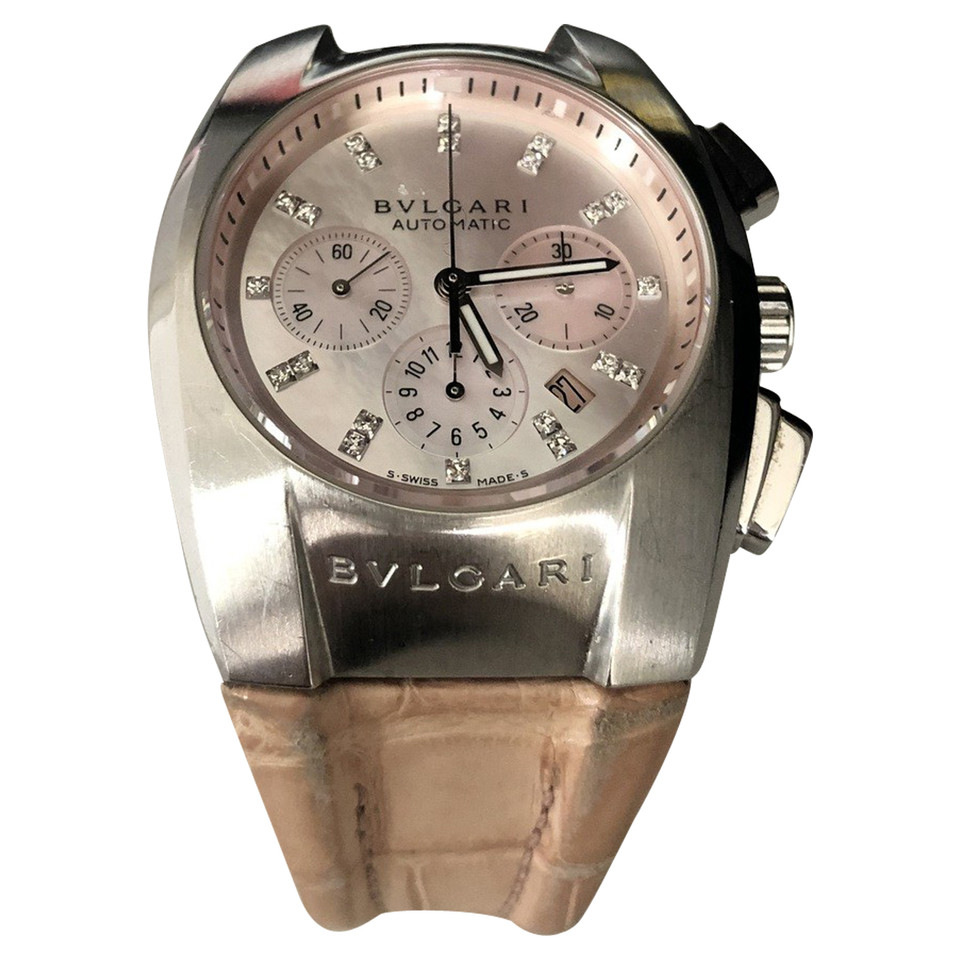 Bulgari Montre-bracelet en Acier en Rose/pink