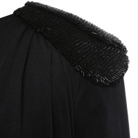 Jasmine Di Milo Zijden jurk in zwart