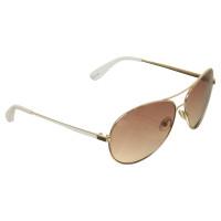 Marc By Marc Jacobs Aviator sunglasses in white gold color