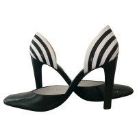 Sergio Rossi pumps in zwart / wit