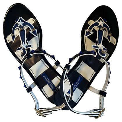 Dolce & Gabbana Sandalen Leer in Blauw