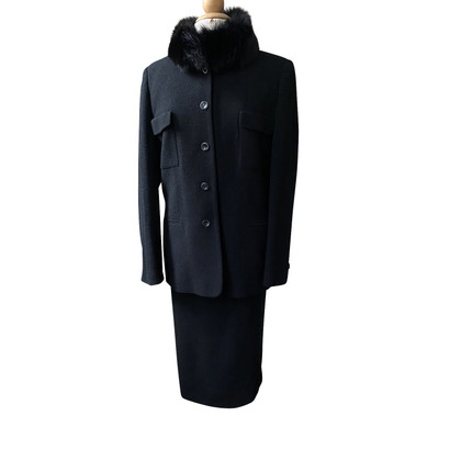 Basler Suit Wool in Black