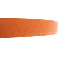 Hermès cintura di pelle arancione