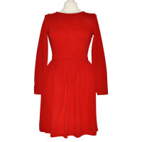 Ganni Jurk Viscose in Rood