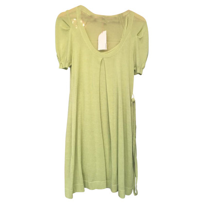 Pinko Kleid aus Baumwolle in Grün