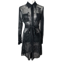 Moschino Kleid aus Baumwolle in Schwarz