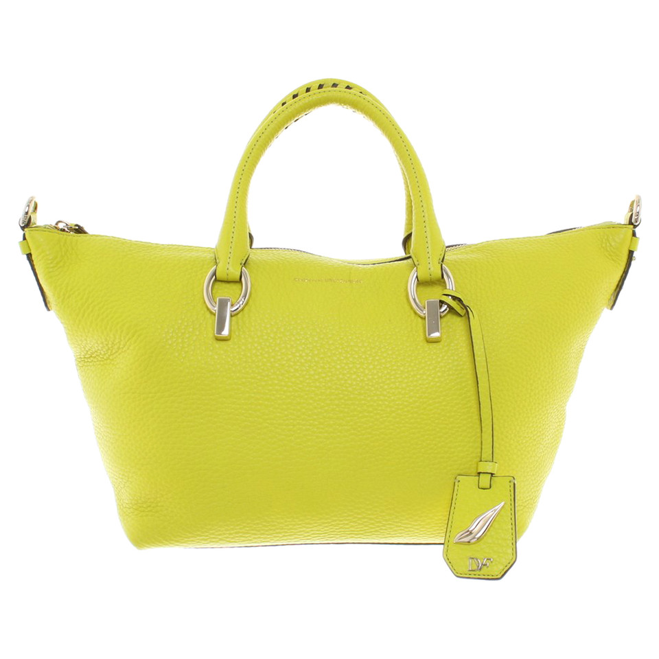 Diane Von Furstenberg Handtasche in Neongrün