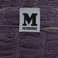 Missoni vestito lavorato a maglia in viola / grigio