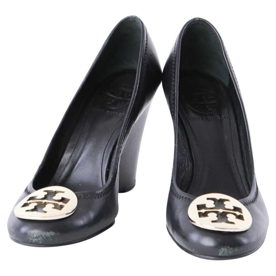 Tory Burch Wedges Leather in Black