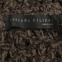 Fabiana Filippi Strick-Kleid in Khaki