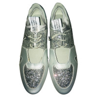 Liu Jo Sneakers aus Leder in Silbern