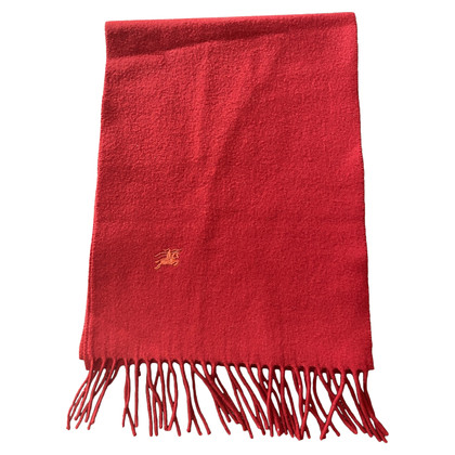 Burberry Scarf/Shawl Wool in Red