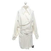 Mm6 By Maison Margiela Jacke/Mantel aus Baumwolle in Weiß
