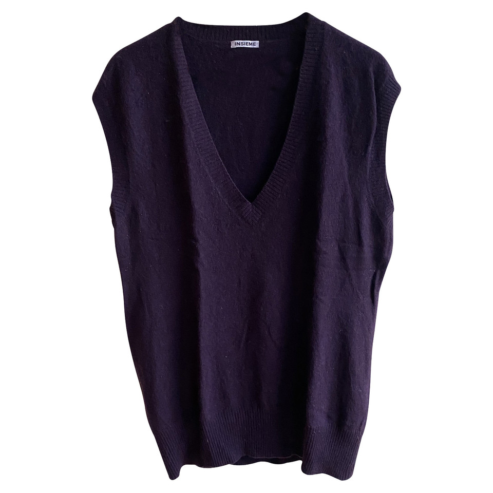 Insieme Gilet in Cashmere in Viola