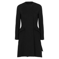 Vionnet Jacke/Mantel aus Wolle in Schwarz