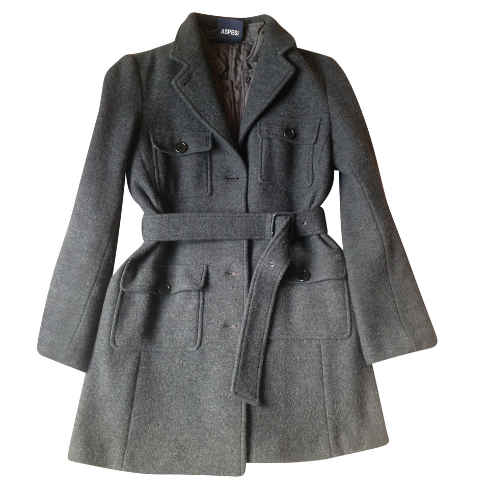 Aspesi Jacket/Coat Wool in Grey