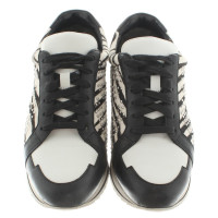 Pierre Balmain Chaussures de sport en Noir / Blanc