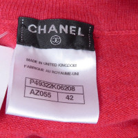 Chanel Kasjmier jas met logo knopen