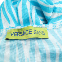 Versace Top Viscose in Blue