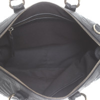 Ferre Handtasche aus Leder in Schwarz