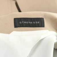 Strenesse Giacca/Cappotto in Cotone in Beige