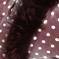 Twin Set Simona Barbieri Silk cloth with fur trim