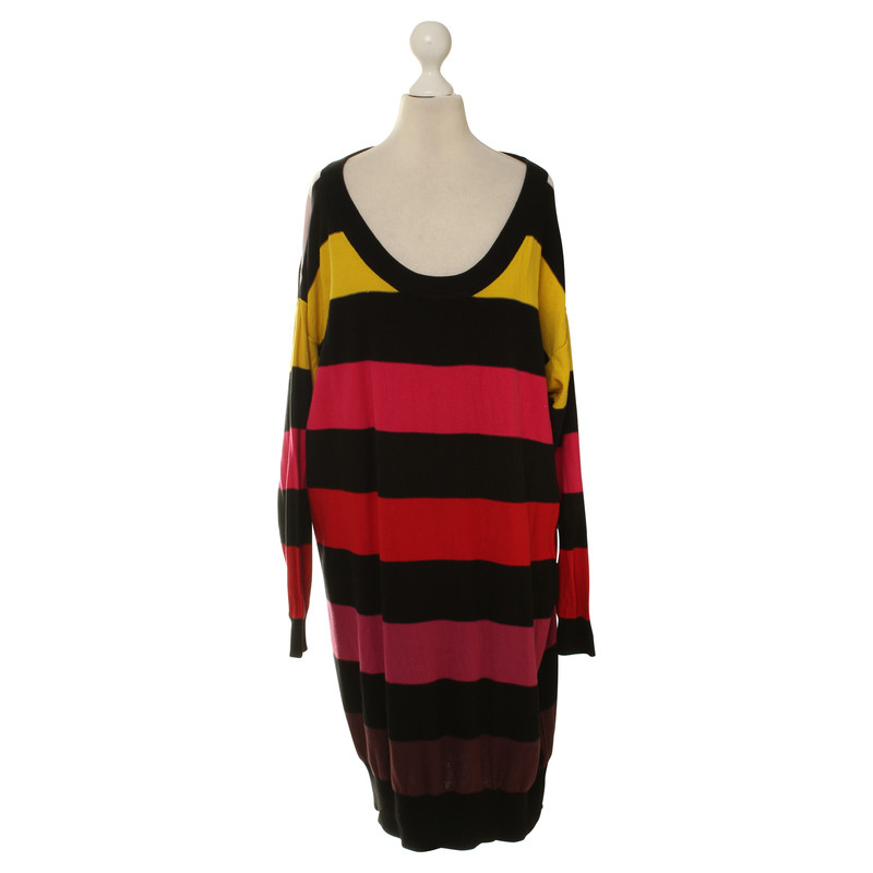 Sonia Rykiel For H&M Robe Stripe en coloré